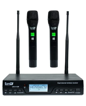 Kit micrófonos UHV-412M PRO DJ doble