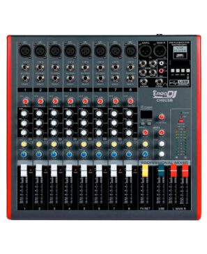 Mezclador CH8 USB PRO DJ análogo 8 entradas