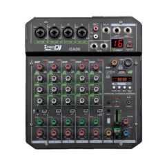Mezclador GA06 PRO DJ compacto transmisiones