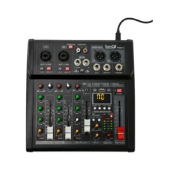 Mezclador PM04 PRO DJ análogo 2 canales