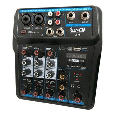 Mezclador análogo U4 PRO DJ 2 canales
