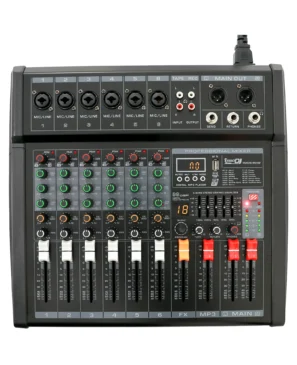 Consola PM60S-99DSP PRO DJ profesional 6 canales