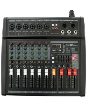 Mezclador PM60S PRO DJ análogo 6 canales