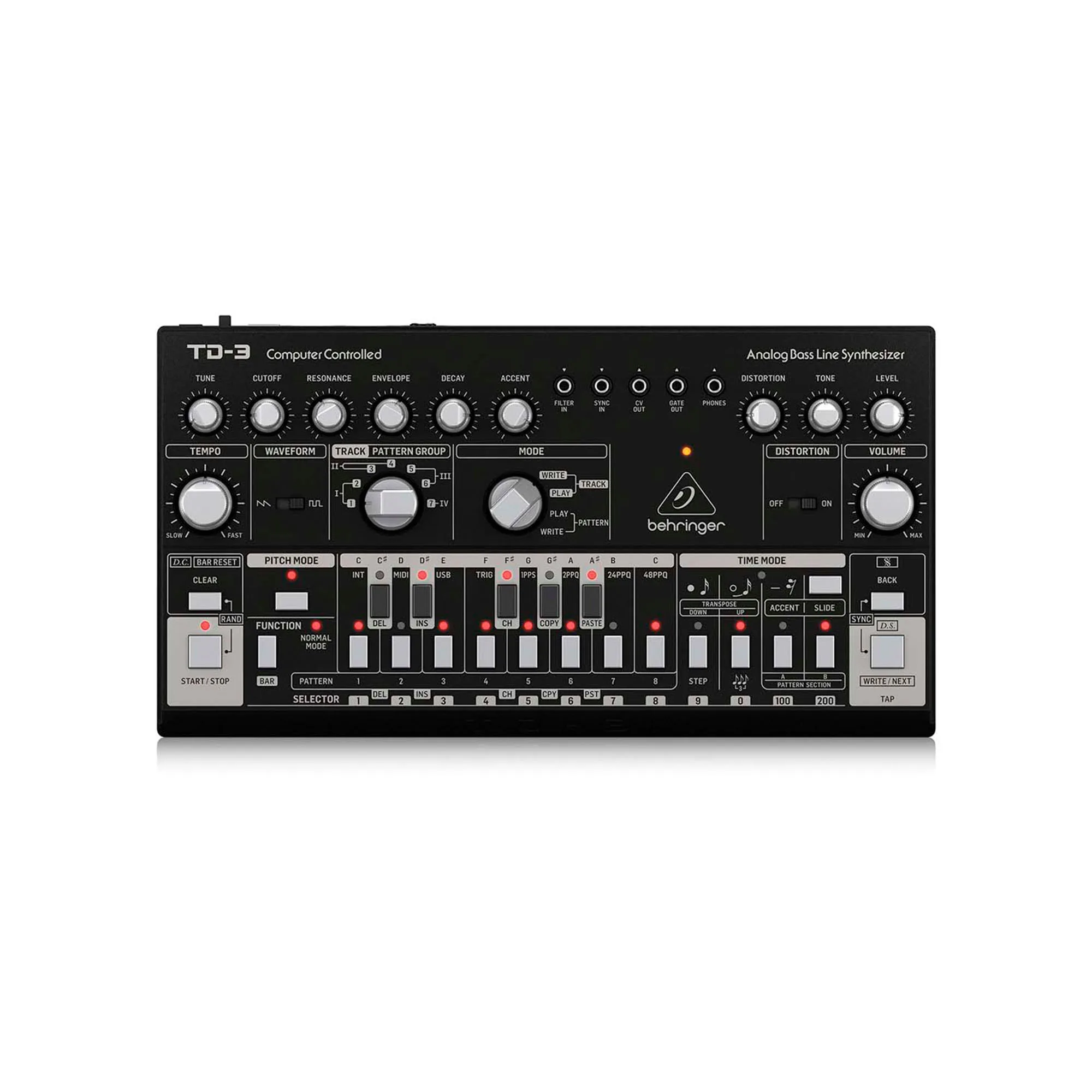 BEHRINGER TD-3-BK behringer TD-3-MO-BK TB-303DevilFishクローン