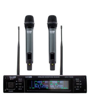 Kit micrófonos UHV-1722M PRO DJ doble