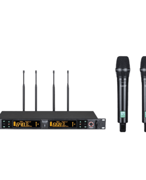 Kit micrófonos UHV-822M PRO DJ inalámbricos