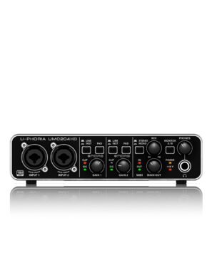 Interfaz UMC204HD BEHRINGER USB grabación
