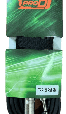 Cable TRS XLR PRO DJ 1 metro