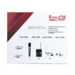 Kit micrófonos UHV-1722HH PRO DJ mano