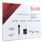 Micrófono UHV-1722MHL PRO DJ diadema