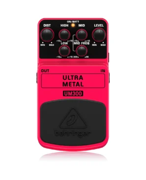 Pedal UM300 BEHRINGER distorsión metálica
