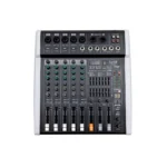 Mezclador profesional 6 canales PRO DJ AD6UX-II con efectos, USB y Bluetooth