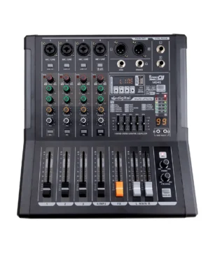 Mezclador profesional PRO DJ MD4S 4 canales con efectos, USB y Bluetooth