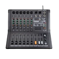 Mezclador profesional PRO DJ MD6S 6 canales con efectos, USB y Bluetooth