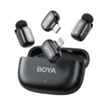 MICRÓFONO INALÁMBRICO BOYA MINI-12 KIT 2 PERSONAS 2,4GHz 100m USB-C/LIGHTNING