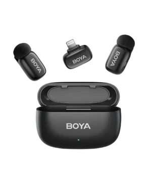 MICRÓFONO INALÁMBRICO BOYA MINI-15 2-PERSONAS 2,4GHz 100m USB-C/LIGHTNING