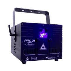 LÁSER RGB DE ANIMACIÓN PL10000 PRO DJ LIGHTING 10W DMX ILDA ESCÁNER 25K