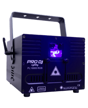 LÁSER RGB DE ANIMACIÓN PL10000 PRO DJ LIGHTING 10W DMX ILDA ESCÁNER 25K