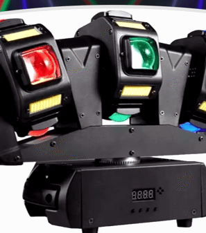 BARRA MÓVIL PL1210S PRO DJ LIGHTING 200W RGBW LÁSER STROBER DMX