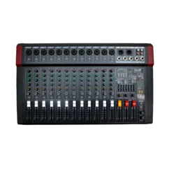 Mezclador Análogo PRO DJ PC120-350-II 12 Canales USB Bluetooth DSP