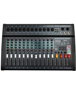 Mezclador Potenciado PRO DJ PC120S-350W 12 Canales 350W USB Bluetooth