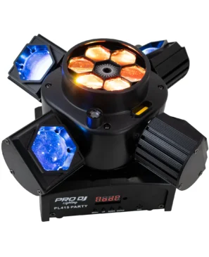 Cabeza Movil PRO DJ LIGHTING PL415 Party RGBW Laser DMX