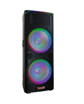 Cabina Activa PRO DJ PP215A-LED Doble 15" 500W RMS Clase AB